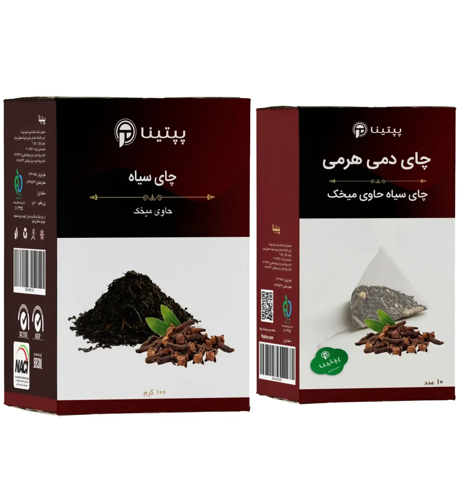 چای سیاه حاوی میخک پپتینا