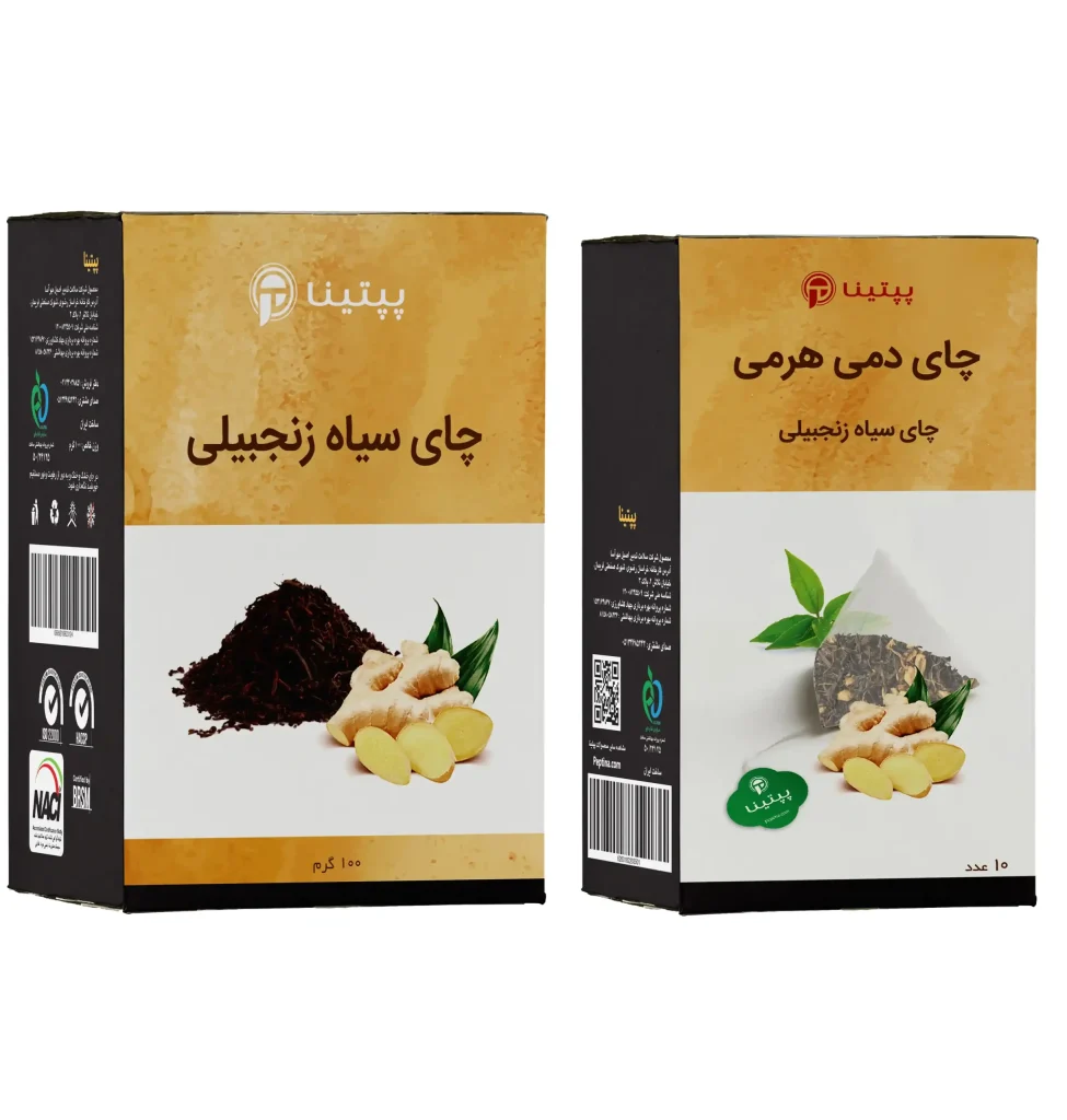 چای سیاه زنجبیلی پپتینا