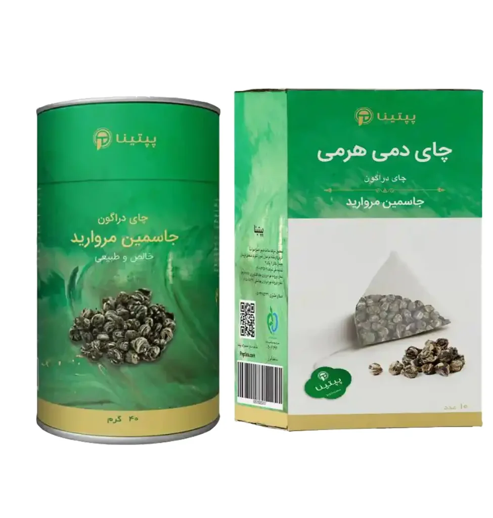 چای سیز جاسمین مروارید پپتینا