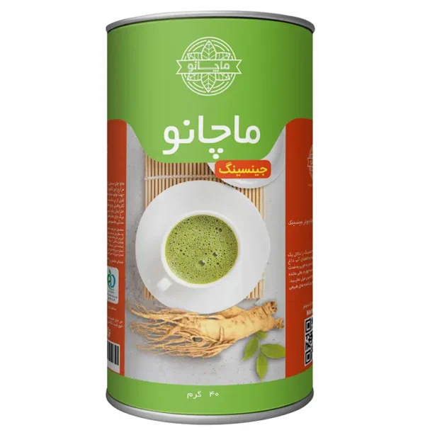 ماچا جینسینگ ماچانو قوطی 40 گرمی
