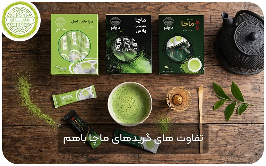 تفاوت های گریدهای ماچا باهم